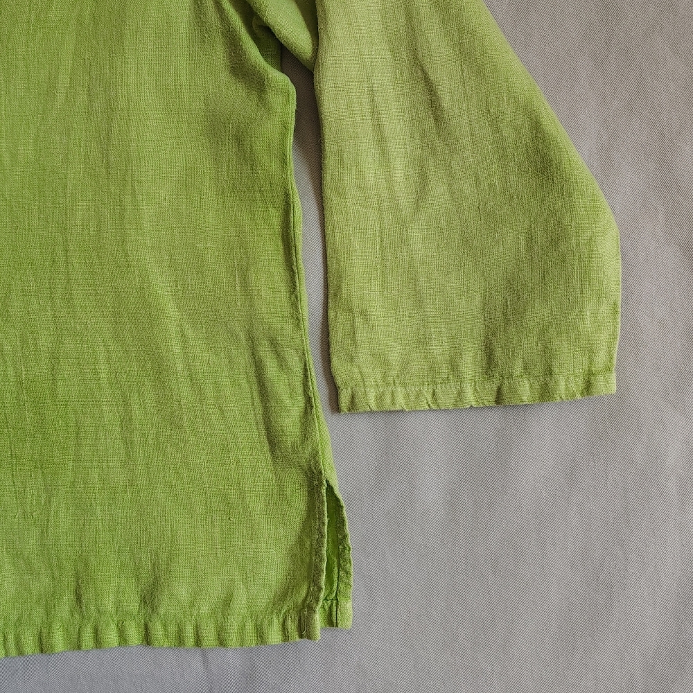 Hot Cotton by Marc Ware Linen Top - Picture 3 of 6